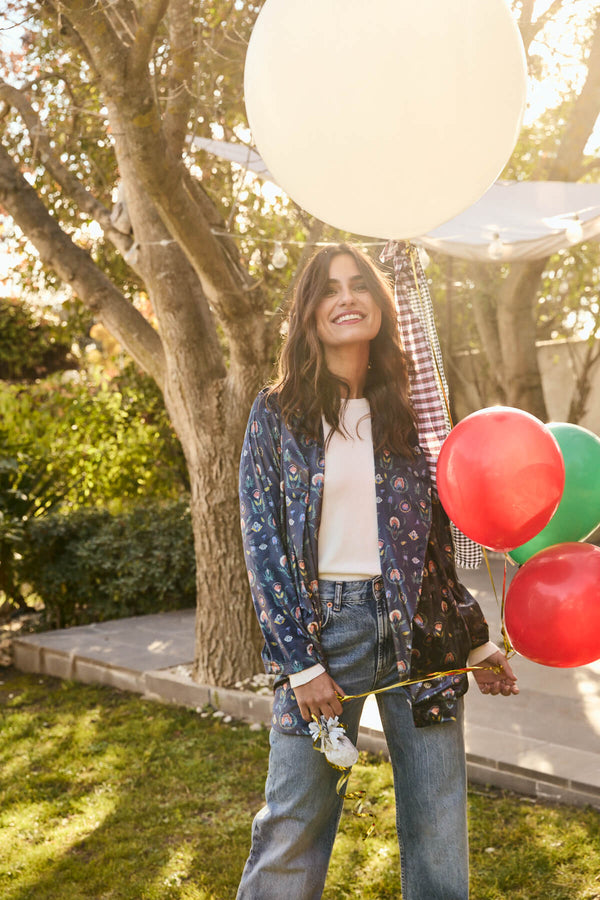 Blazer Stella Estampado Flores