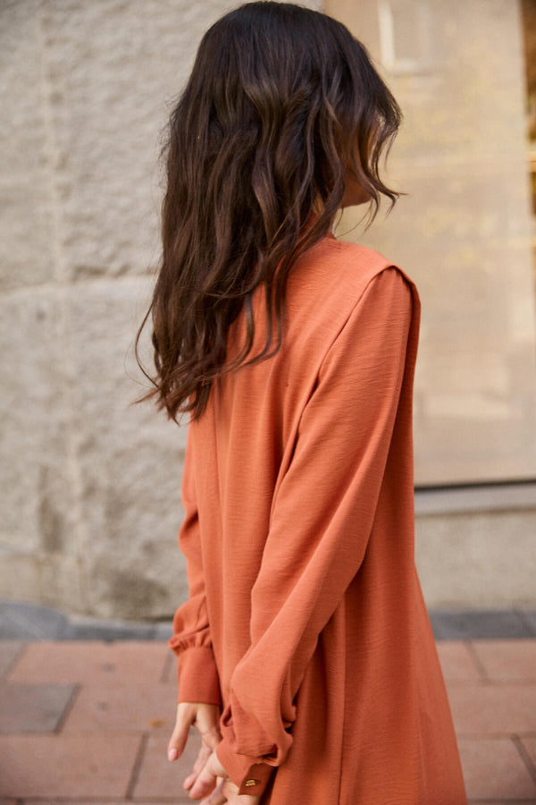 Vestido Blanche Coral Pastel